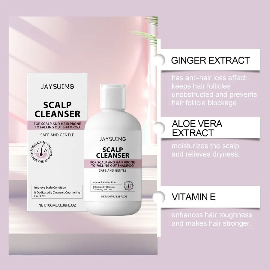 Jaysg Hair Care Shampoo Gently Cleans Oil Control Strengthens Hair And Moisturizes Scalp Shampoo