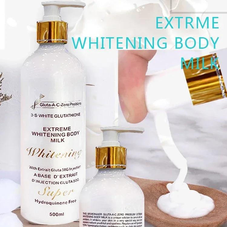 500ml  24 K Gold Glutathione Body Lotion Moisturizing Brightening Firming Body Cream  Body Whitening Cream