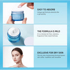 Hyaluronic Acid Hydrating Water Gel/Moisturizing Facial Cream Daily Face Moisturizer for Dry Skin Improve Dryness 50g