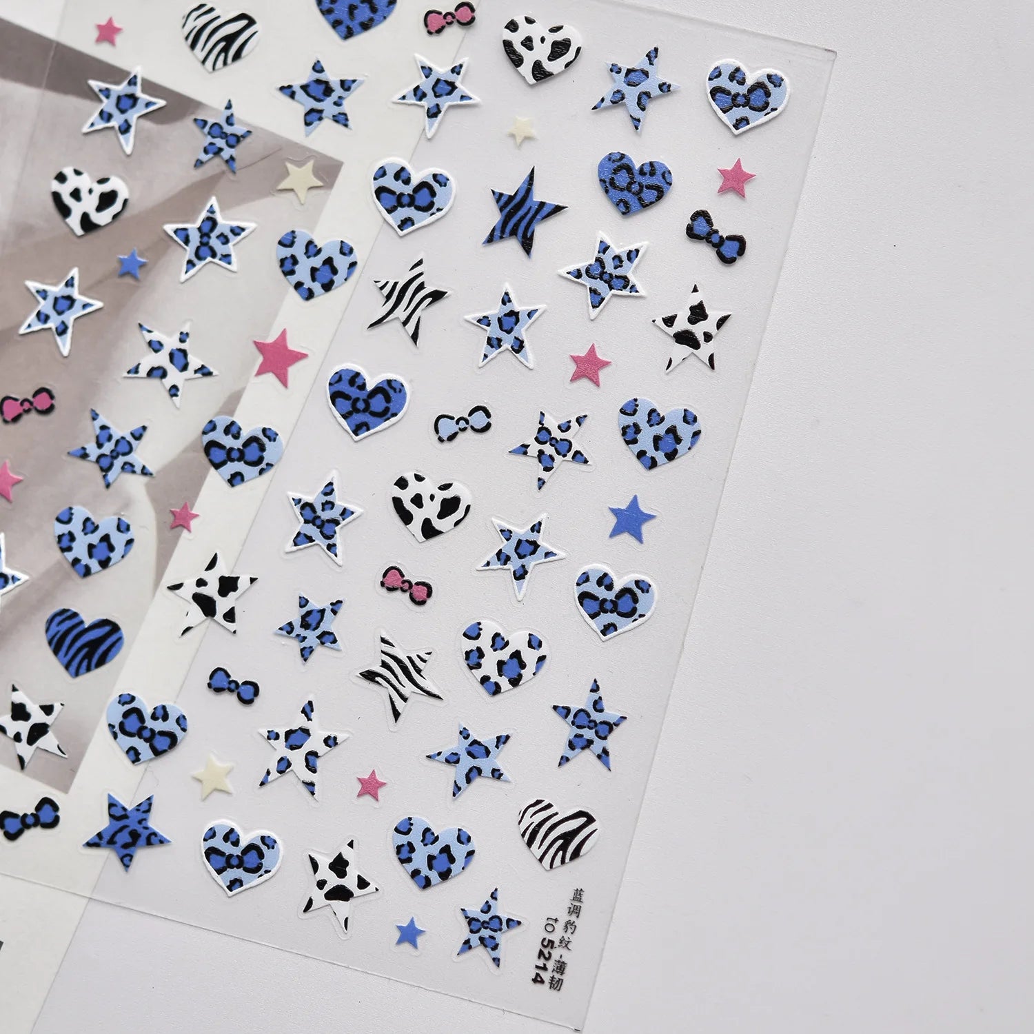 Halloween 5D Nail Art Stickers Sweet Pink Heart-Shaped Pumpkins Black Cat Bat Flocks Ghosts Skeleton Manicure Decal for Girls