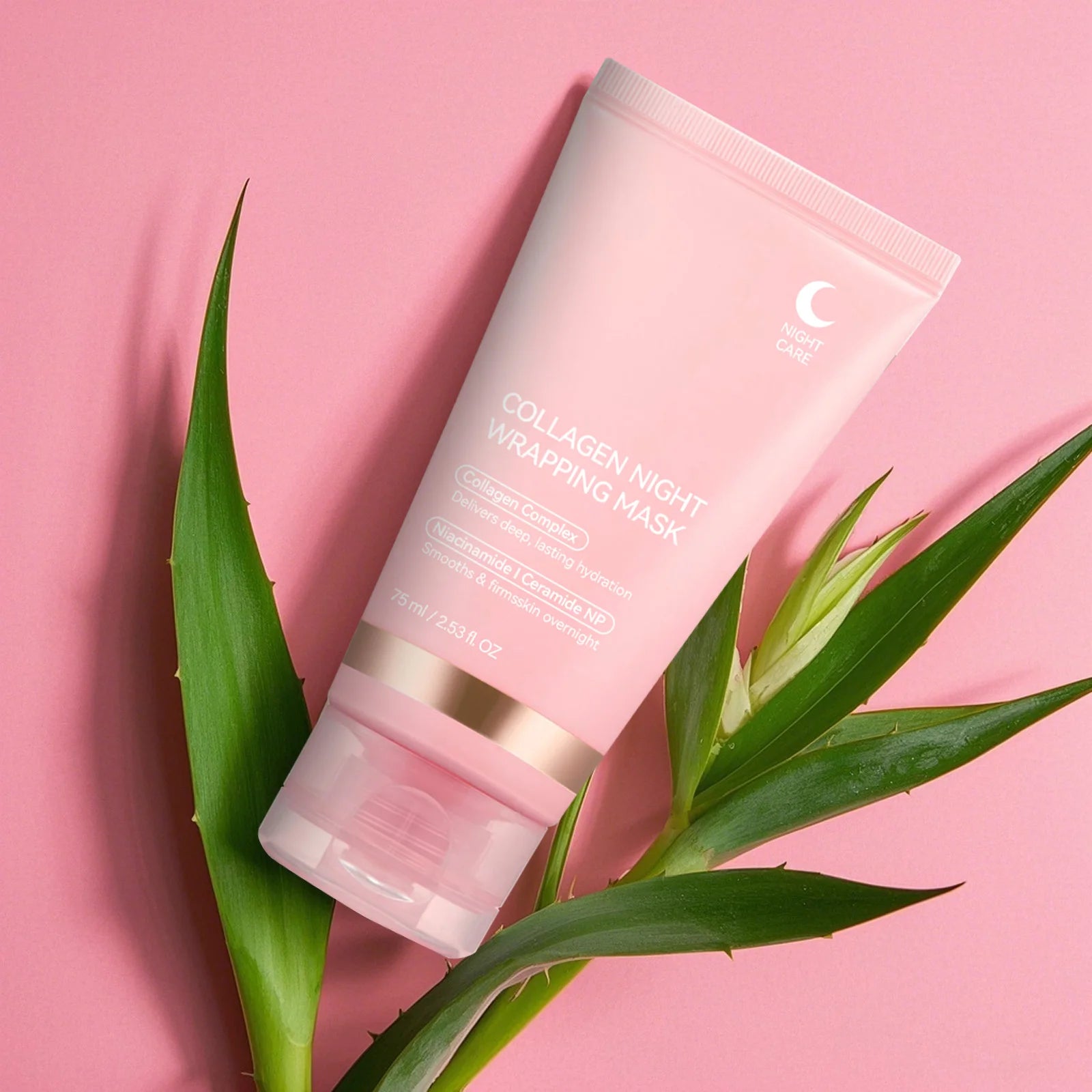 Collagen Night Wrapping MaskReduces Sagging & Dullness Hydrolyzed  Elasticity Hydration Skin Care for All Skin Types