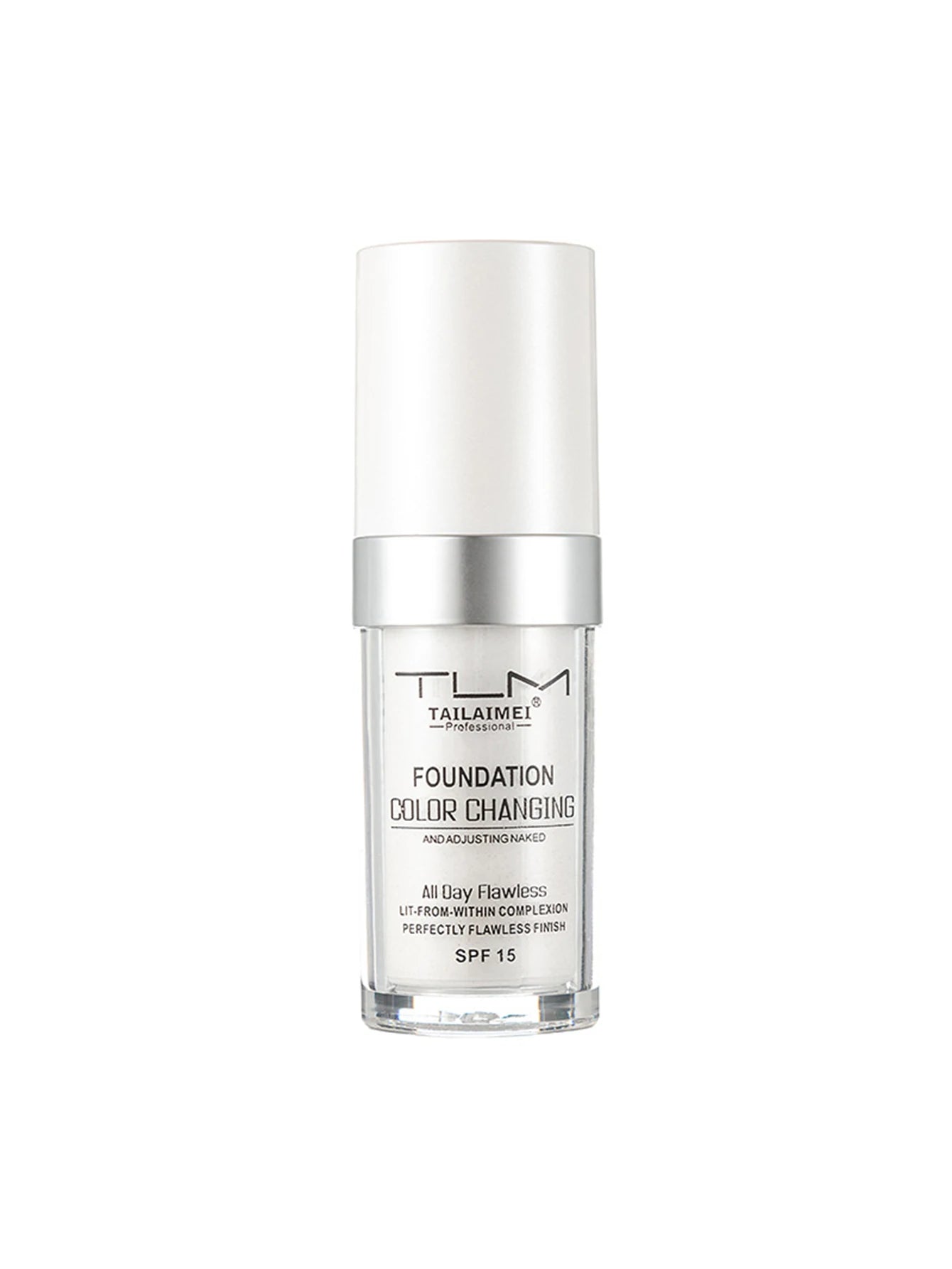 Moisturizing liquid foundation is light, thin, breathable, durable, waterproof, moisturizing, and delicate makeup