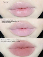 Light sweet and soft fog lipliner outlines the lip shape, lasting, not easy to fade, not take off makeup, nude pink lip liner