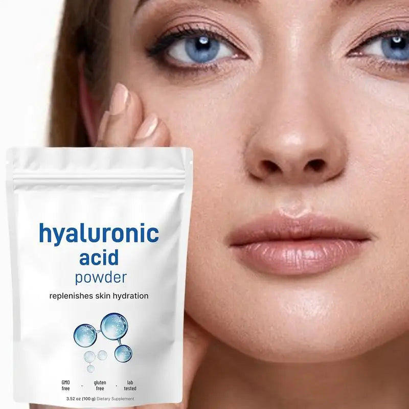 100g Hyaluronic Acid Powder, Deep moisturizing ,Moisturizing and Whitening,top Cosmetic Ingredients Anti-aging Food Grade