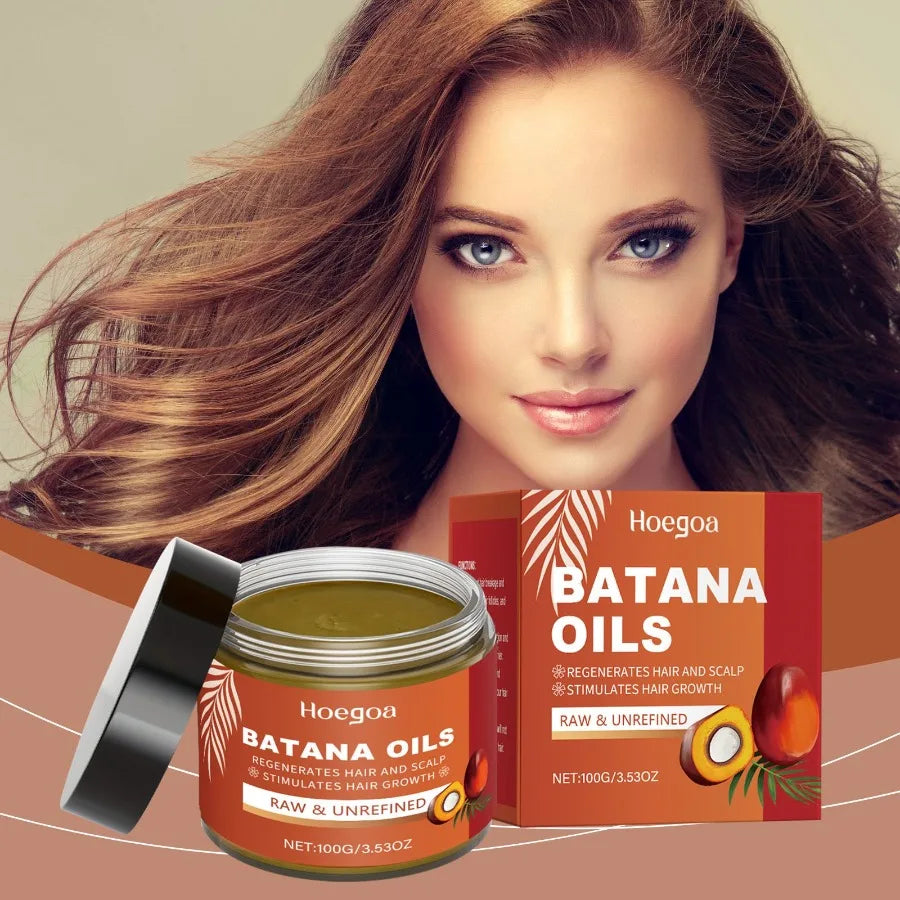 Hoegoa Batana Hair Care Cream Gently Nourishes Hair Follicles Softens And Moisturizes Hair To Make It Shine