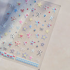 Halloween 5D Nail Art Stickers Sweet Pink Heart-Shaped Pumpkins Black Cat Bat Flocks Ghosts Skeleton Manicure Decal for Girls