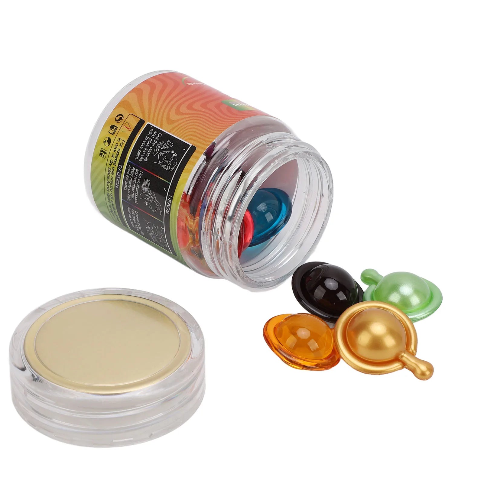 Hair Serum Capsule Hair Vitamin Capsule Hair Vitamin Serum Capsule Hair Moisturizing Repair Damaged Hair Care Hair Oil Capsules