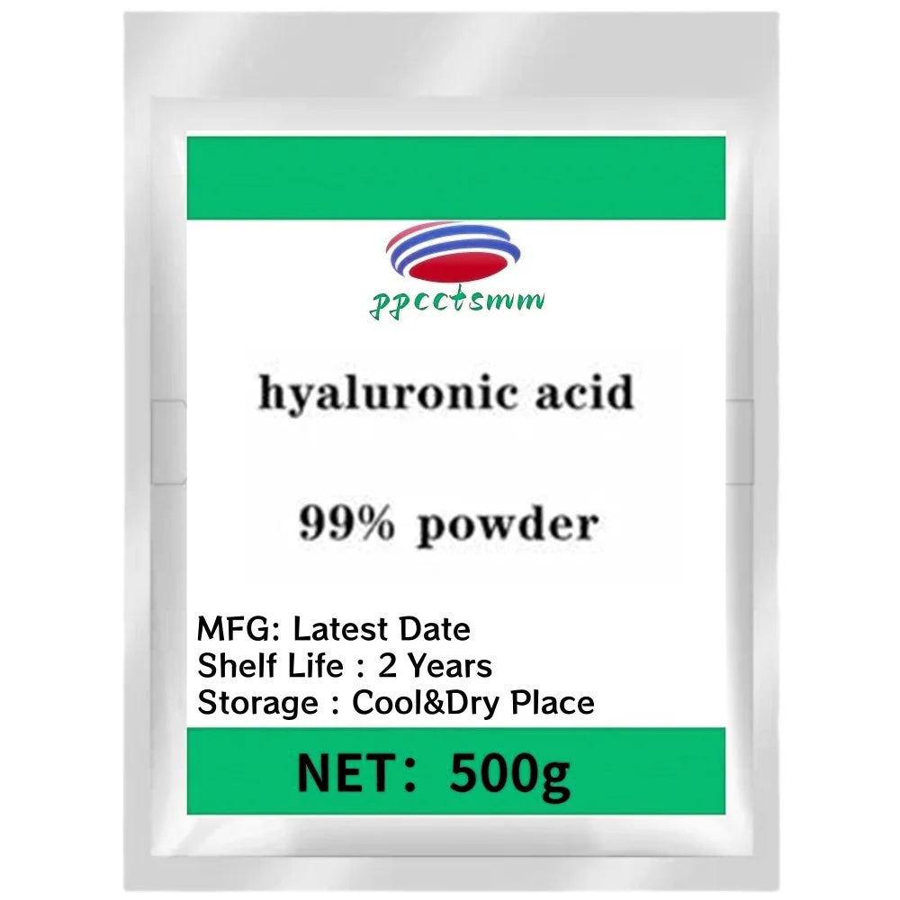 High content 99% Cosmetic raw materials Hyaluronic acid powder anti-wrinkle and Anti-aging,Moisturizing,free shippin