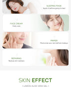 LAIKOU Aloe Vera Gel Face Cream Hyaluronic Acid Moisturizing  Refreshing and Non-sticky Cream Skin Care