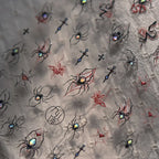 Halloween 5D Nail Art Stickers Sweet Pink Heart-Shaped Pumpkins Black Cat Bat Flocks Ghosts Skeleton Manicure Decal for Girls