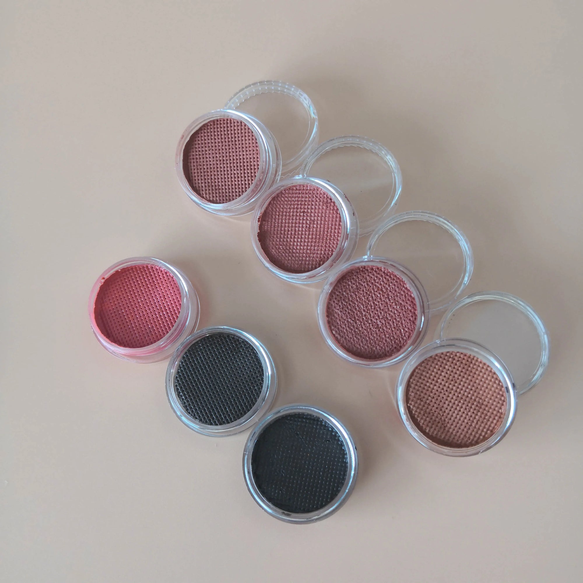 Private Label Water Activated Eyeliner Matte Brown Color Cake Liner Face Paint