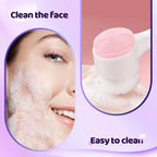 8-piece facial care set, deep cleaning and gentle exfoliating SPA mask such as soft plush hair band and wrist washing brush.
