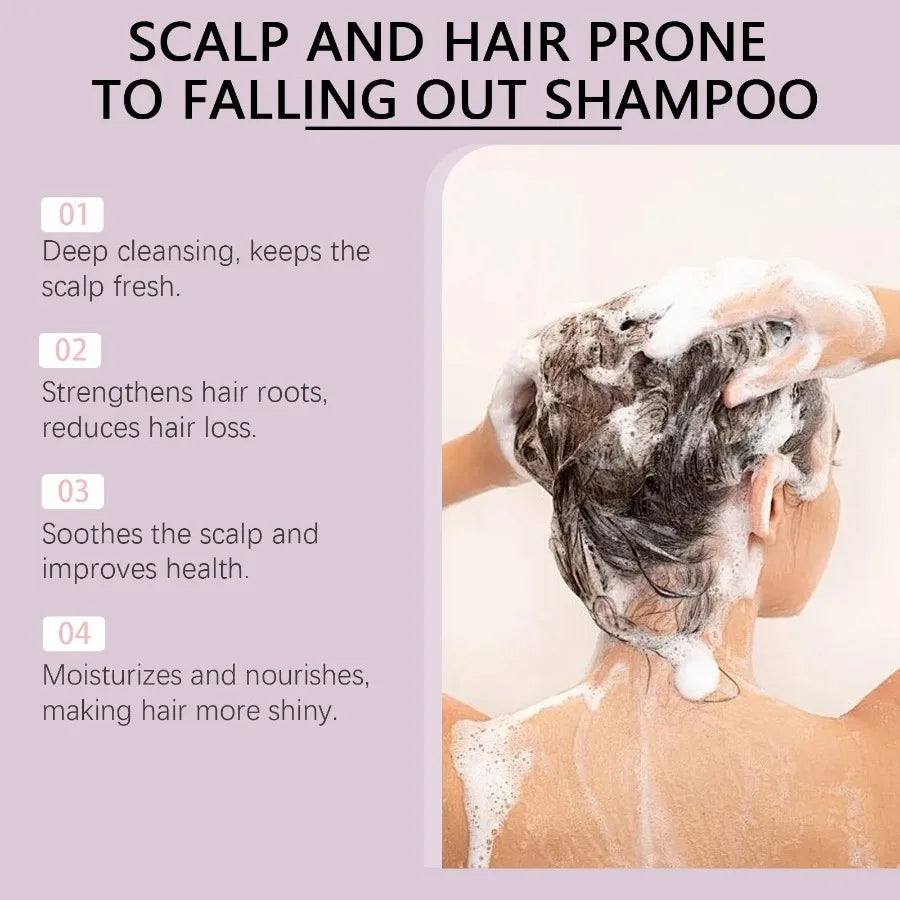 Jaysg Hair Care Shampoo Gently Cleans Oil Control Strengthens Hair And Moisturizes Scalp Shampoo