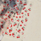 Halloween 5D Nail Art Stickers Sweet Pink Heart-Shaped Pumpkins Black Cat Bat Flocks Ghosts Skeleton Manicure Decal for Girls