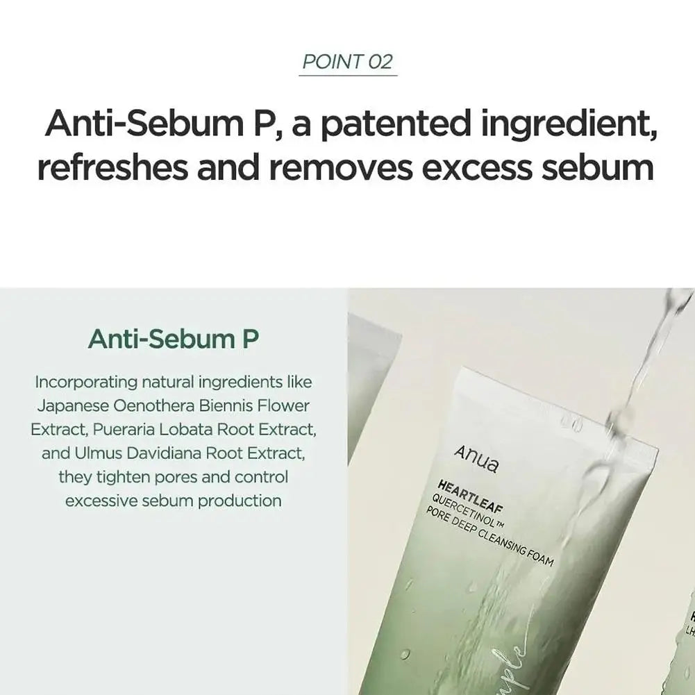 150ml Facial Cleanser Deep Cleansing Moisturizing Oil Control Refreshing Non-Drying Cleanser with Rich Foam for Skin Care