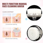 2 Pcs Face Wash Brush Cleansing Brush Ar Multitool Makeup Remover