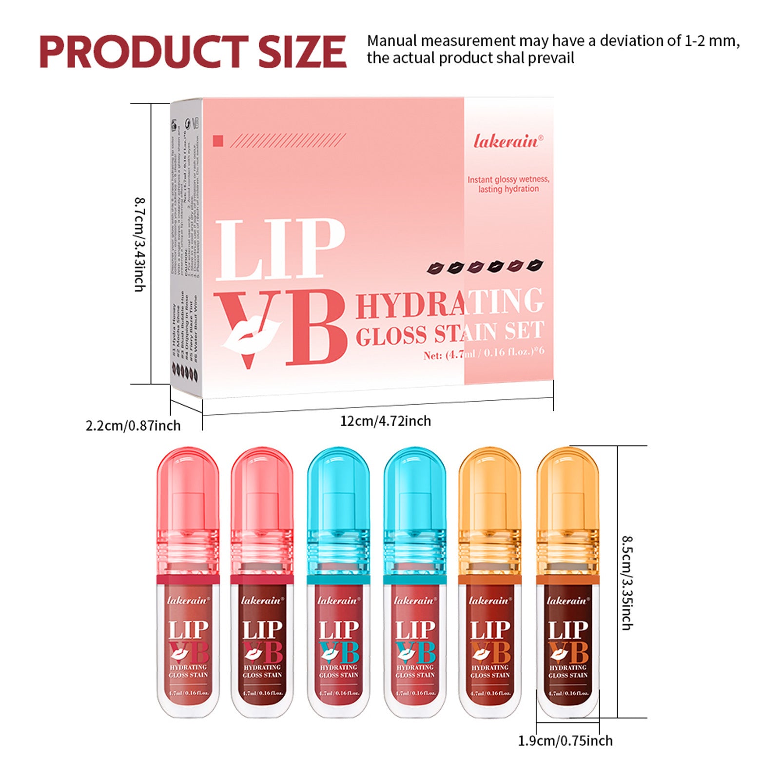 Nourishing, Hydrating And Moisturizing Lip Moisturizing Lip Gloss Suit