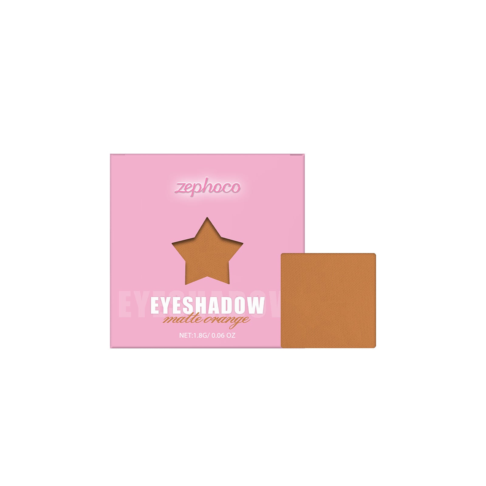 Monochrome Eye Shadow Plate Color Rendering Long-lasting Portable