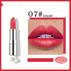 Pearlescent Color Thin And Glittering Lipstick Moisturizing
