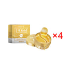24K Gold Eye Mask Hydrating Moisturizing Fade Dark Circles Moisturizing Improving Eye Lines Brightening Eye Skin Care Eye Mask