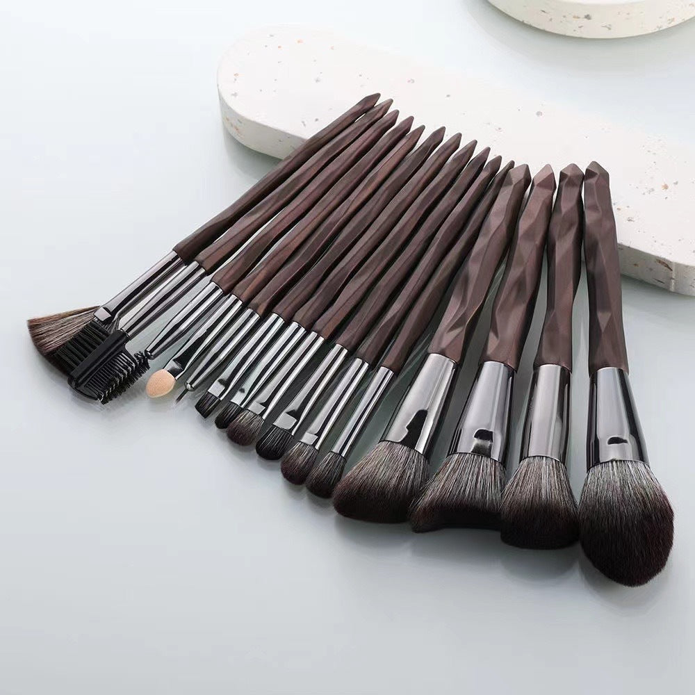 Foundation Nose Shadow Wool Blush Makeup Brush Full Set
