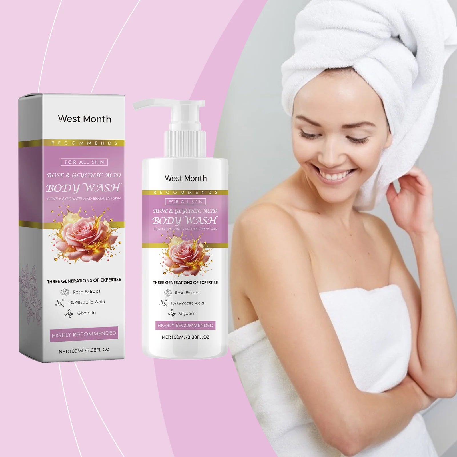 Gentle Cleansing Wash Nourishes Skin Softly