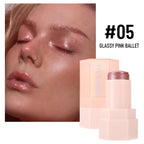 6 Colors Thin And Glittering Jelly Highlighter Brightening