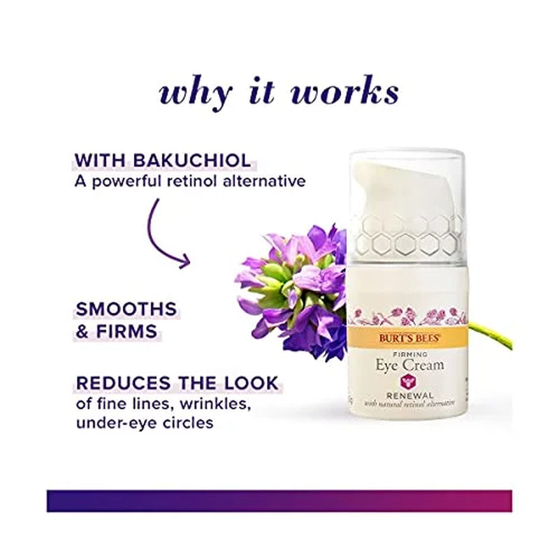 Eye Cream,  Retinol Alternative Moisturizer, Anti-Aging, Renewal Firming Face Care, 0.5 Ounce (Packaging May Vary)