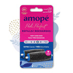 Amopé Pedi Perfect Electric Callus Remover Foot File Roller Head Refills, with Diamond Crystals, Removes Hard & Dead Skin, Extra Coarse for Very Hard Skin – 2 Count