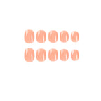 Solid Color Nail Tips Wholesale Nail Sticker Finished Product Removable Wear Finished Nail Beauty