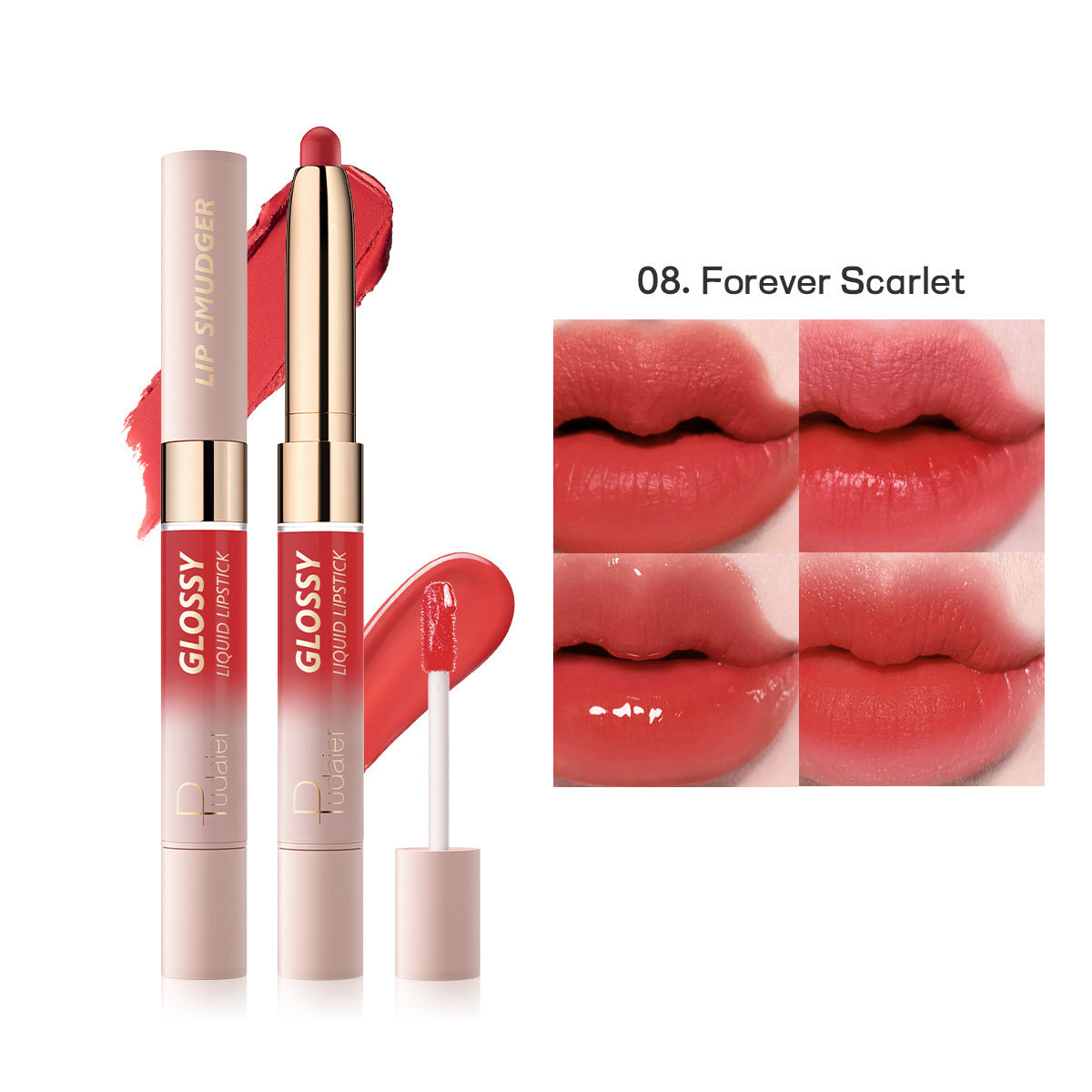 10-color Double-headed Lipstick Lip Gloss Matte Finish