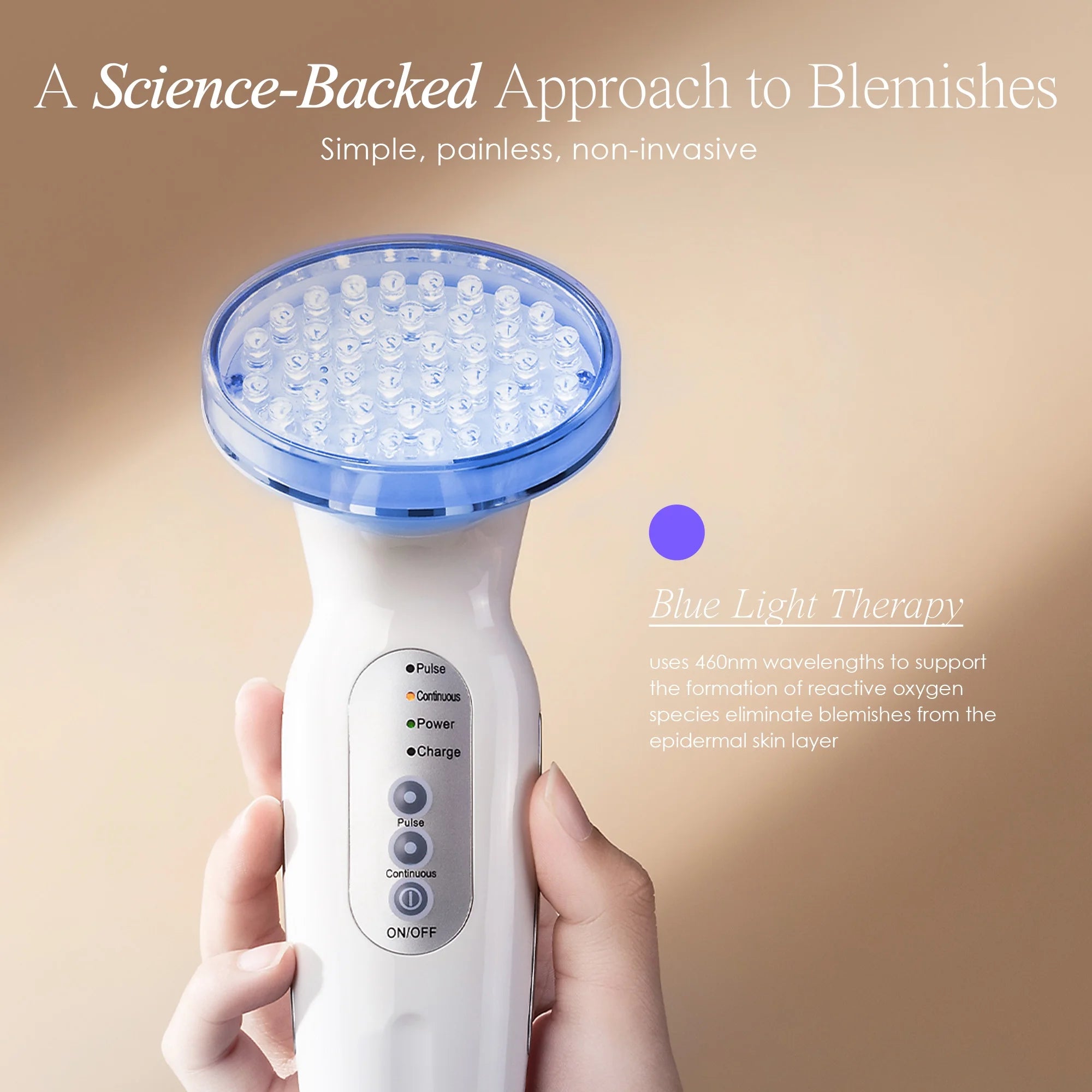 Blue LED+ | Acne Light Therapy | Spots Removal | Minimize Pores | for Oily Skin