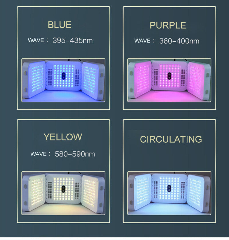 7 Colors PDT LED Light Therapy Facial Mask Rejuvenation Nano Sprayer SPA Machine