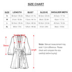 Cute Ladies Long Sleeve Belted Robe