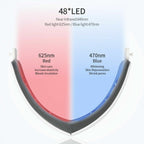 Electric V-Face Lift Red Blue Light Vibration Massage Skin Lifting Beauty Device