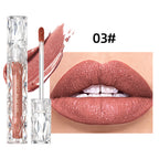 Diamond Liquid Metallic No Stain On Cup Lip Lacquer
