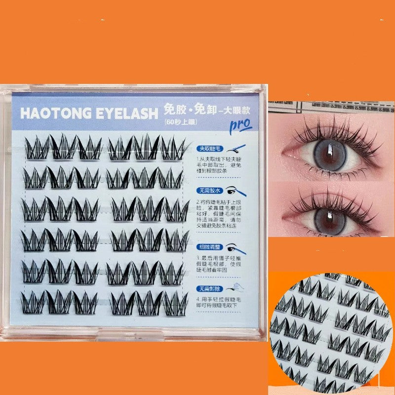 Glue-free Self-adhesive False Eyelashes Natural Style