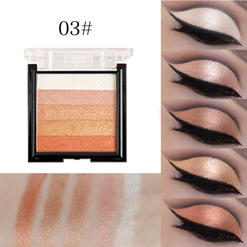 Highlight Eye Shadow Plate Three-dimensional Brightening And Repairing