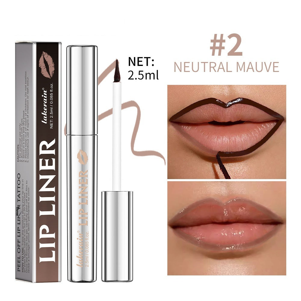 Matte Finish Pointed Toe Tear And Pull Lip Liner