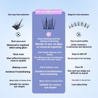 Multi-style Glue-free Self-adhesive False Eyelashes