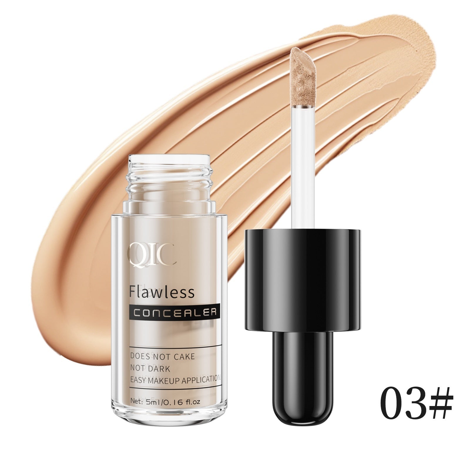 QIC Small Feeding Bottle Liquid Concealer Cover Tattoo