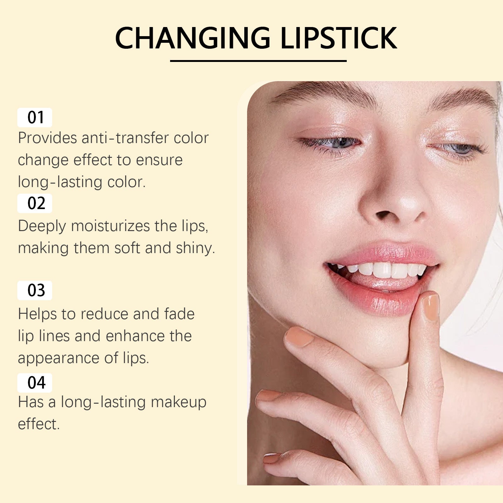 Gold Foil Discoloration Nourishing Lipstick Gentle Nourishing