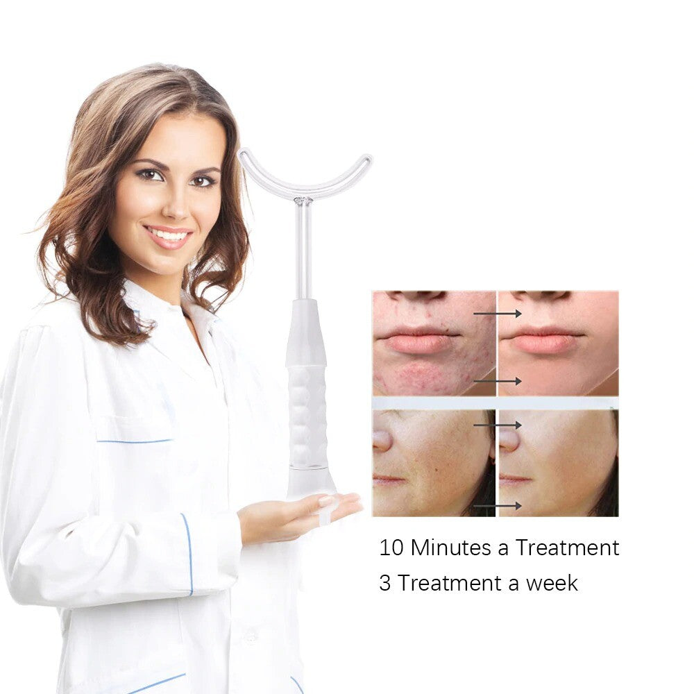 High Frequency Facial Device 7 Wands Electrode Glass Spot Tube Acne Spot Tool