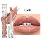 Diamond Liquid Metallic No Stain On Cup Lip Lacquer