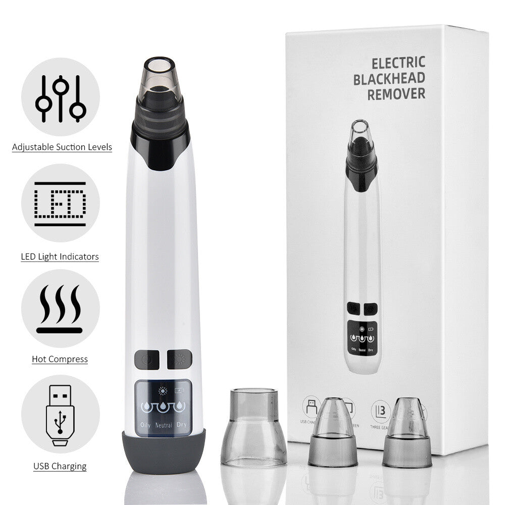 Blackhead Remover Pore Vacuum Facial Cleaner Electric Acne Comedone Extractor US