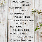 Luxurious Organic Lip Gloss - 100% Natural and Certified Organic - Non-Toxic, Vegan and Cruelty Free (Adorable)