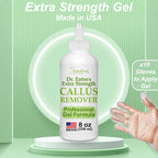 Dr. Entre'S Callus Remover for Feet: Callus Remover Gel, Foot Callus Remover, Pedicure Kit Tools Supplies, Spa Kit, Dead Skin Scrubber,