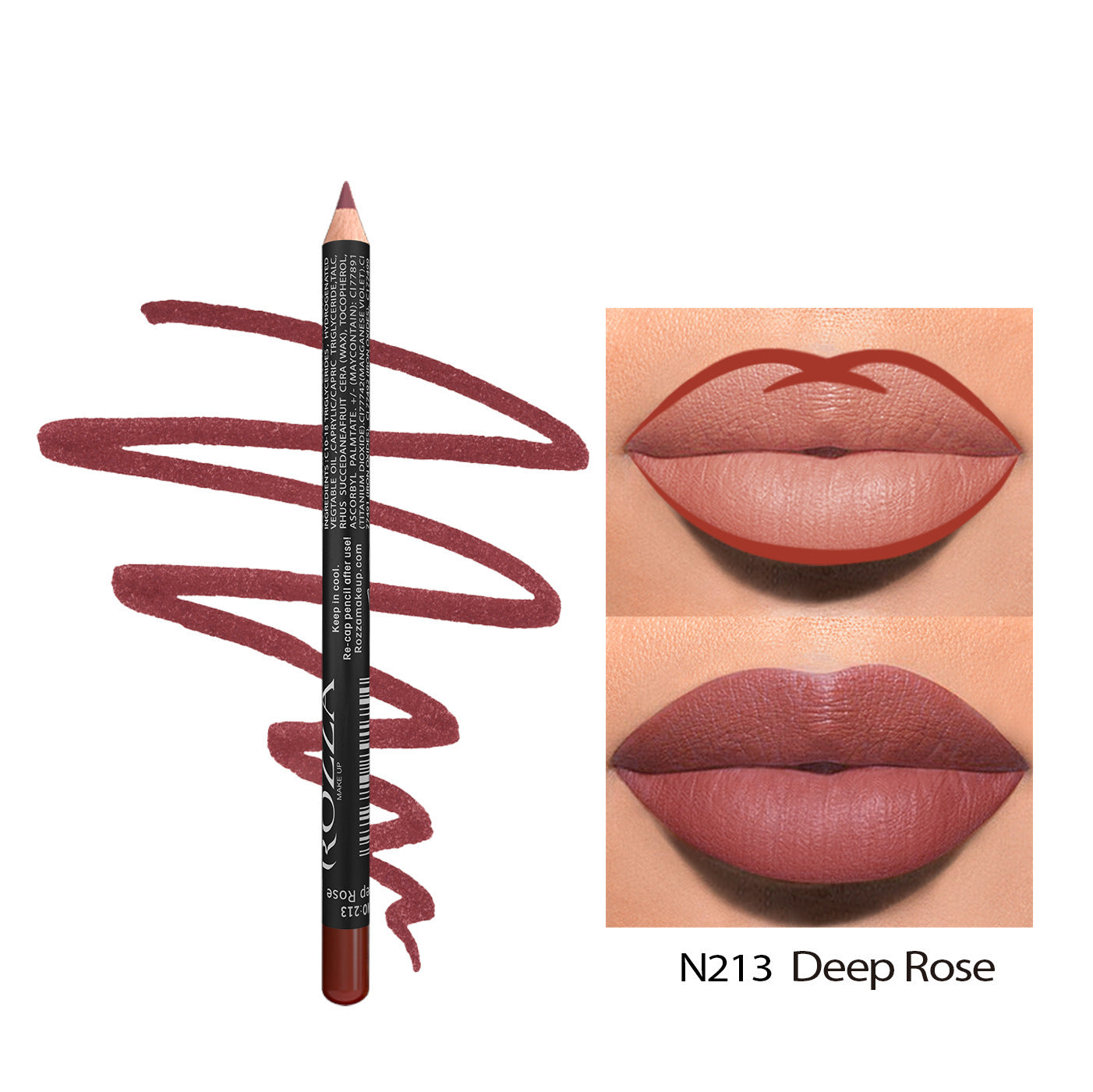No Stain On Cup No Fear Of Water 24 Hours Matte Rich Lip Wood Lip Liner