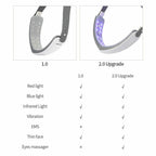 Electric V-Face Lift Red Blue Light Vibration Massage Skin Lifting Beauty Device