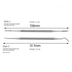 1Pcs Double Ended Pedicure File Satin Edge Ingrown Toe Nail Lifter File Professional Paronychia Toenail Care Manicure Clean Tool